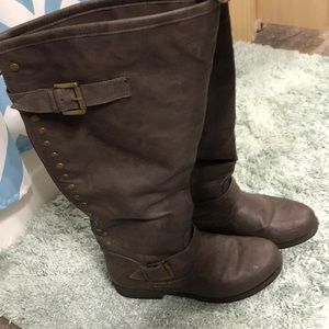 Wide calf riding boots